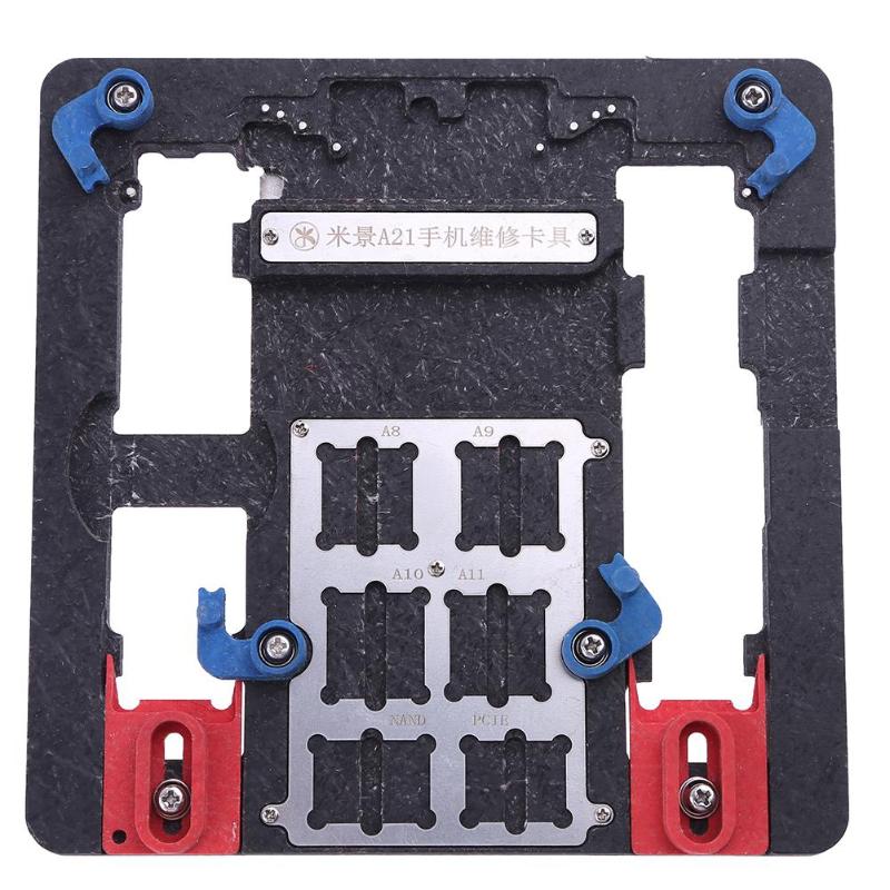 A21 Motherboard Clamps PCB Fixture Holder Fix Repair Mold Tool for iPhone Chip Repair Tool